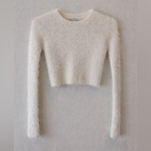 Zara Fuzzy Knit Top